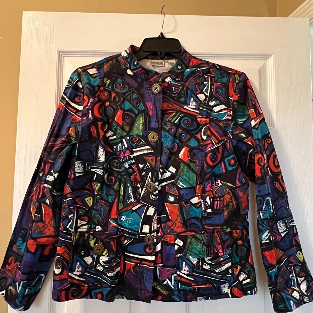 Vintage 90’s Chico’s Button Down Shirt size 2/ Large